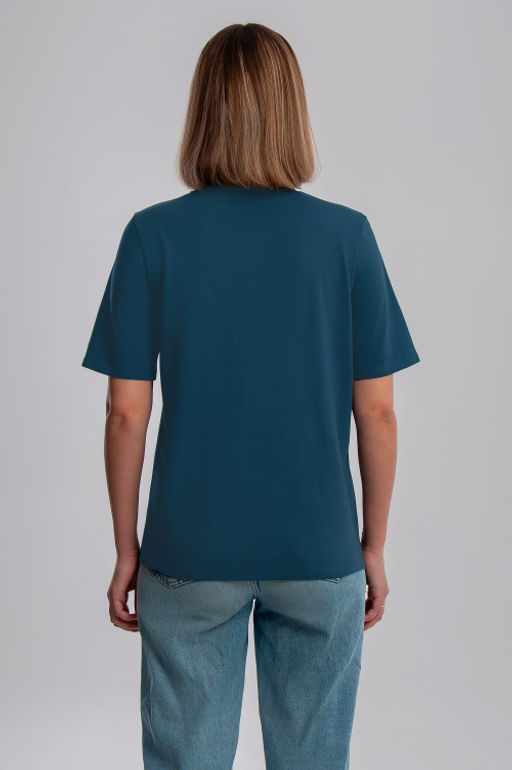 Арт. 3176/10 Футболка женская 44-52 (5 шт) Цвет:изумрудный - Калинка фото 8
