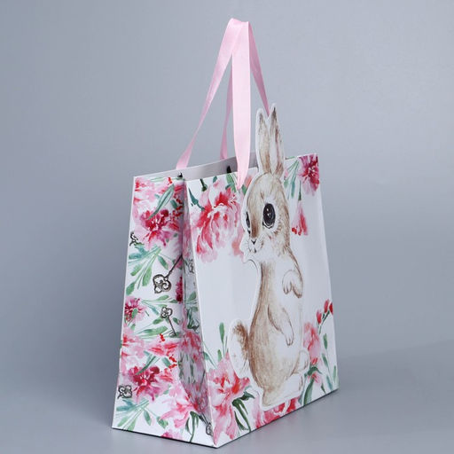 Пакет подарочный Кролик, 22 ? 22 ? 10 см - Дарите счастье фото 7