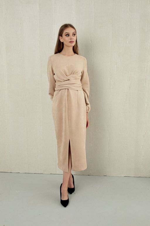 Платье AURA 3148-176 бежевый