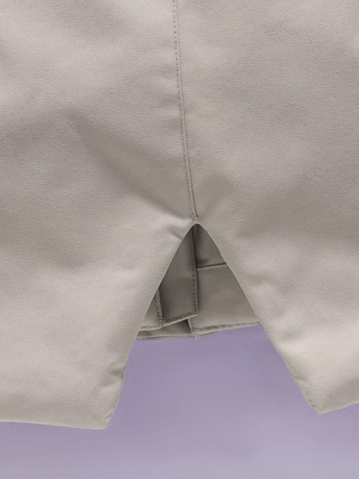 Парка зимняя подростковая для девочки с капюшоном бежевого цвета 9538B - Valianly фото 13