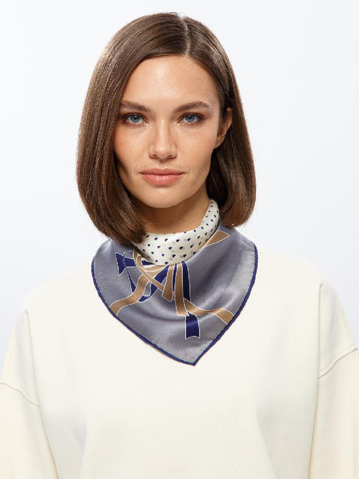 Платок жен. шелк 53х53 SS03-8241-09 - Eleganzza фото 4