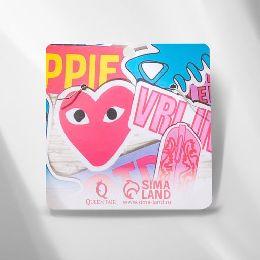 Серьги акрил SMILE тающий, цвет жёлто-белый в серебре - Queen fair фото 3