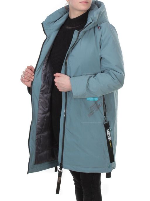 101-1 MENTHOL Пальто демисезонное женское FAMILY (100 гр. синтепон) - Fashion фото 9