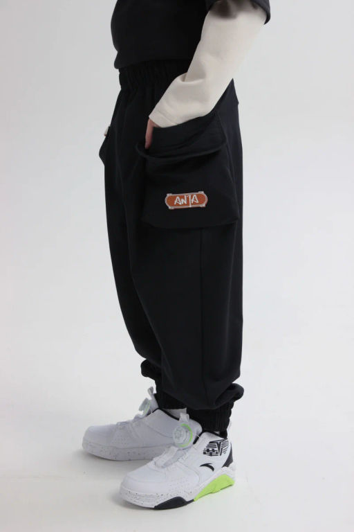 Брюки текстильные Черный - Anta sport фото 3