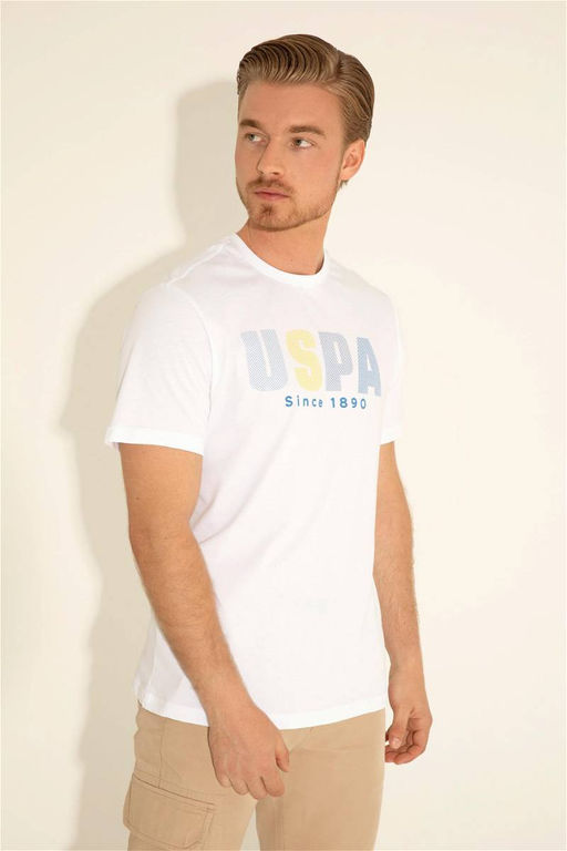 Мужская белая футболка - U.s. polo assn фото 4