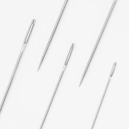 Цена за 2 шт. Иглы для вышивания, d=0.85-1.25 мм, 4-6 см, набор 20 шт.