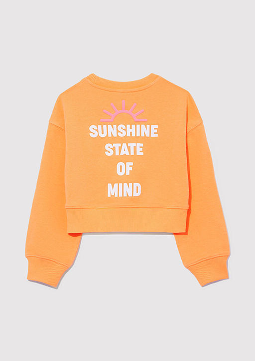 Sunshine Bask?l? Turuncu Sweatshirt - Mavi фото 4