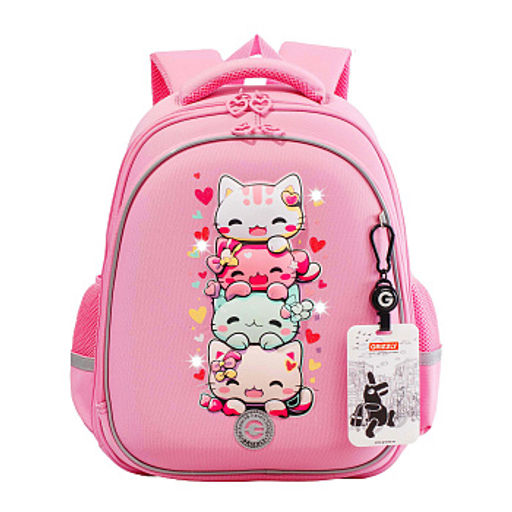 RAz-686-2 Рюкзак школьный с картхолдером на держателе - Grizzly фото 14