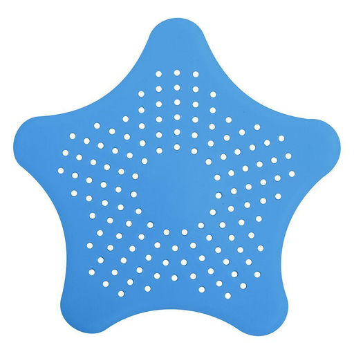 Ситечко-улавливатель волос для ванны 15х15см, силикон DH34-121