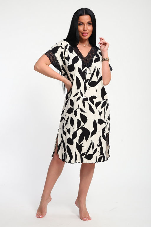 Ночная сорочка из вискозы Олеся экрю