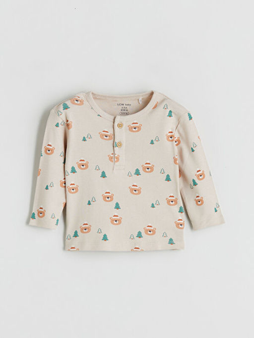 Bisiklet Yaka Erkek Bebek Ti??rt ve Pantolon 2li Tak?m