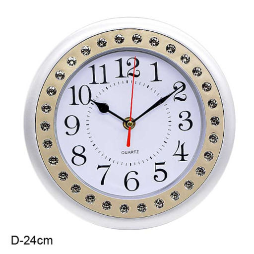 Цена за 1 шт. Часы настенные 24 см / 6233 /уп 40/ - Галеонтрейд фото 9