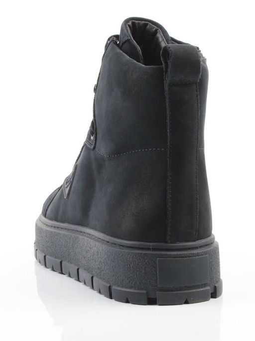 05-AW1002-6M DK. BLUE Ботинки зимние мужские (натуральная кожа, натуральный мех)