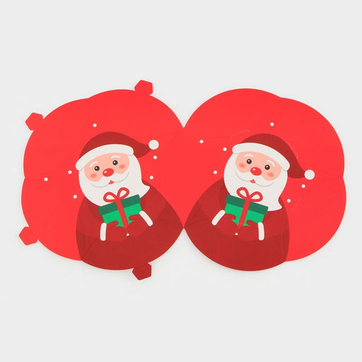 Цена за 10 шт. Подарочная новогодняя коробка, складная фигурная Звезда подарок 7?5.5?2 см