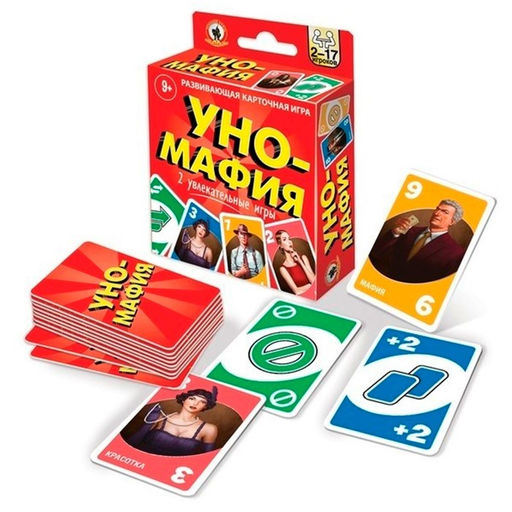 Настольная игра «Уно-мафия», 2-17 игроков, 9+