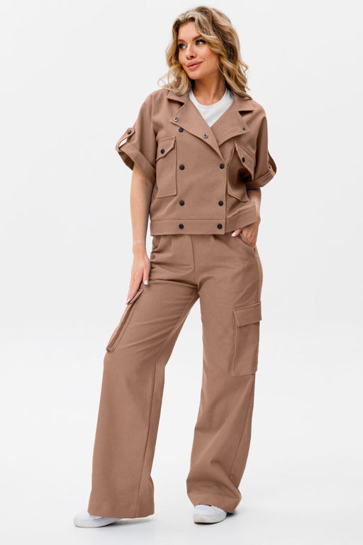 Костюм AmberA 2067С кофе