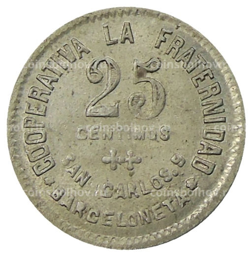 25 сентимо 1923 года Испания  Барселона