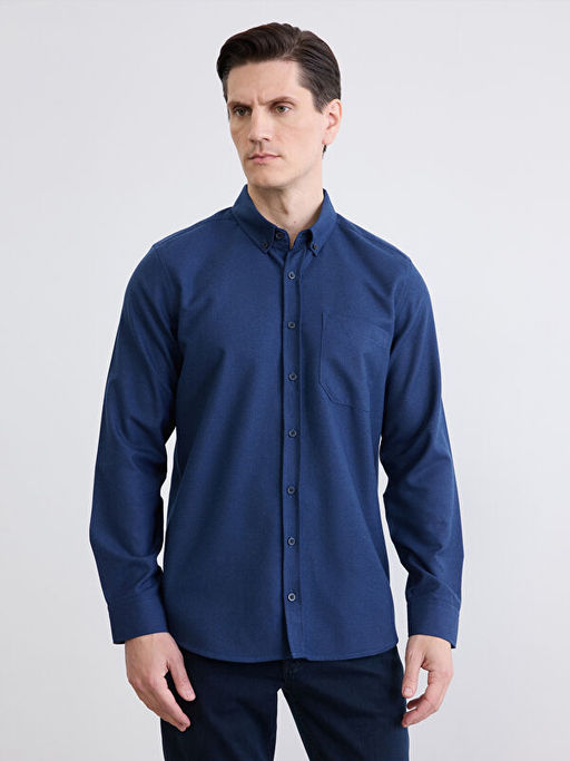 Regular Fit Gabardin Erkek G?mlek