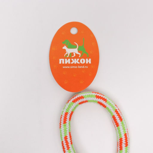 Игрушка тренировочная канатная Бесконечность, 48 см, до 130 г, микс цветов - Пижон фото 5