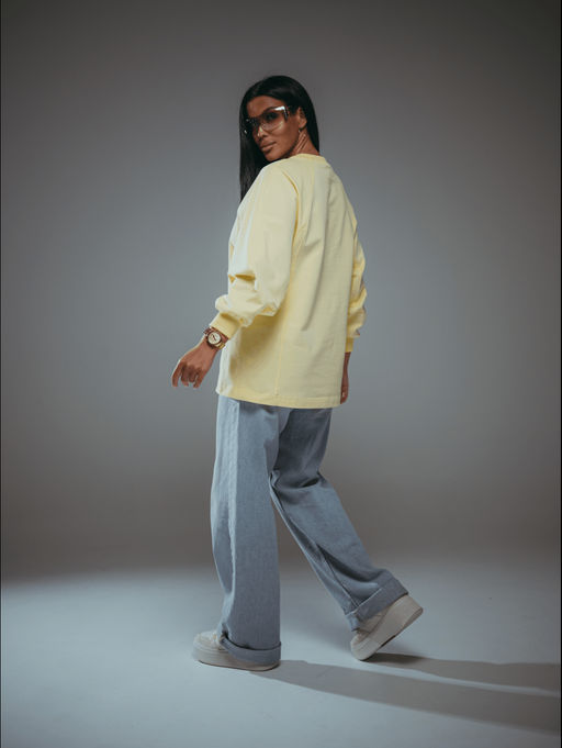 Символ свитшот женский (желтый)