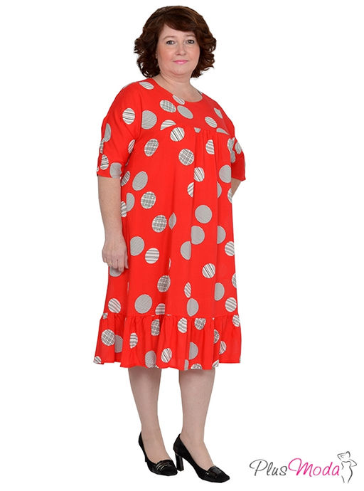 Платье Модель №632 размеры 44-84 - Plusmoda фото 4
