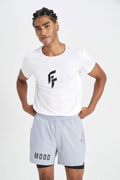 DeFactoFit Узкие шорты-колготки на молнии и узком крое с карманом для телефона фото 3