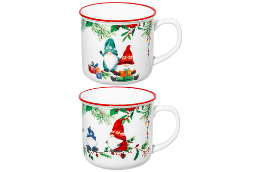 Набор 2 кружек 400 мл 12,5*9,5*8,8 см Гномики, фарфор NEW BONE CHINA - Elan gallery фото 5