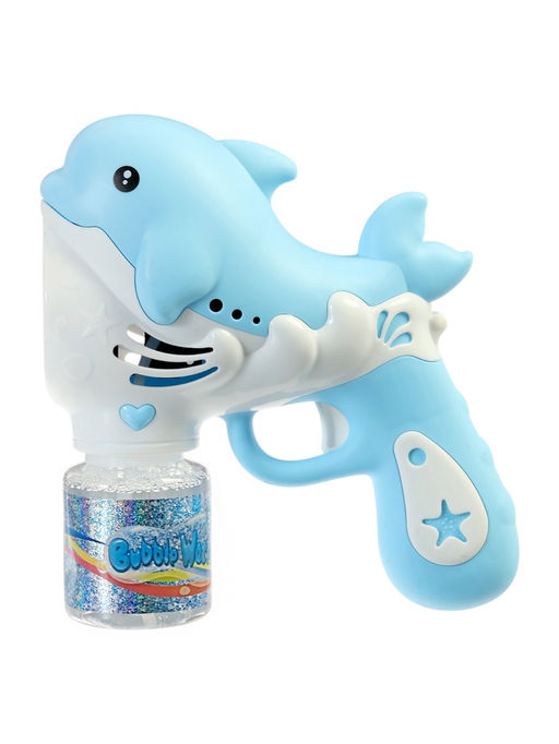 Генератор мыльных пузырей «Дельфинчик», световые эффекты, работает от батареек