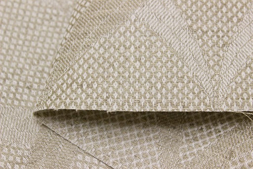 Полульняной жаккард Косы цв.суровый, ВИД2, ш.1.9м, лен-51%, хлопок-49%, 210гр/м.кв - Купава фото 5