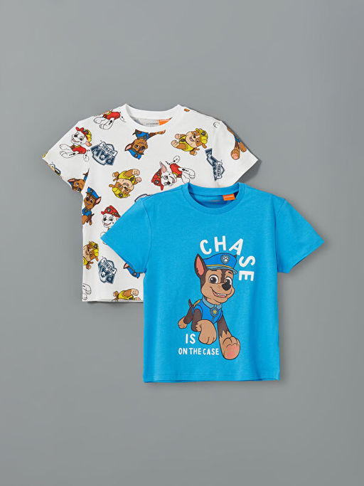 Paw Patrol Bask?l? Erkek ?ocuk Ti??rt 2li