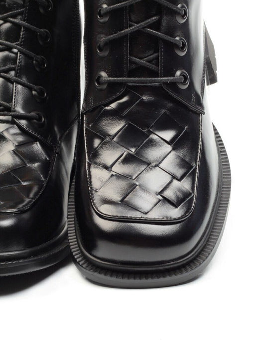 01-CYY11-1 BLACK Ботинки демисезонные женские (натуральная кожа, байка)