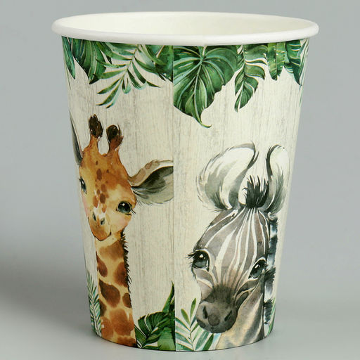 Стаканы бумажные Животные, 6 шт - Страна карнавалия фото 3