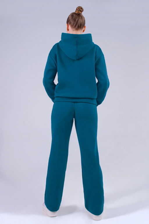 Арт.2902 Костюм женский с начесом 44-52 (5 шт) Цвет:верх-джинс,низ-джинс - Калинка фото 15