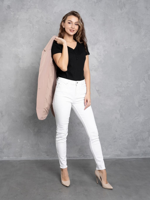 Футболка рубчик лапша кашкорсе с лайкрой.. - Binita фото 5