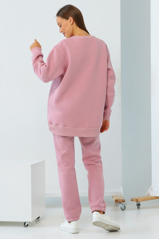 Джемпер женский 167L17 пыльная роза - Solo mio фото 4