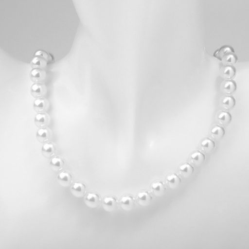 Бусы Олимпия с жемчугом, две нити, цвет золото, 45 см