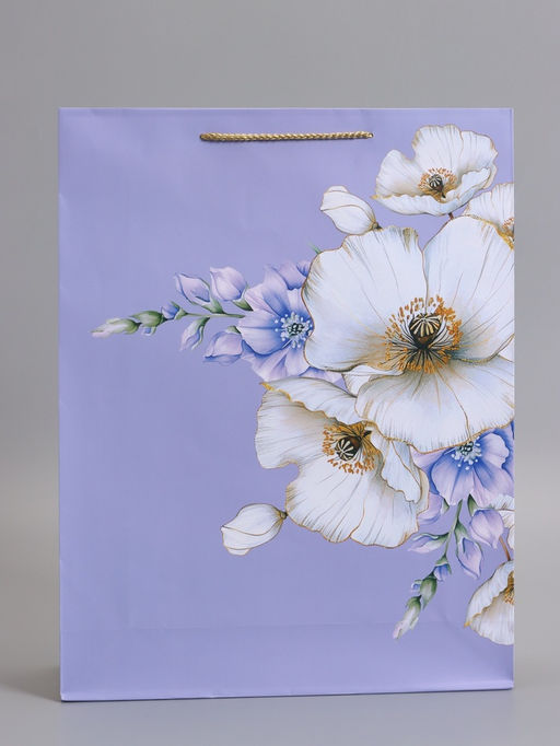 Пакет подарочный ламинированный «Счастье», 33×42.5×10 см