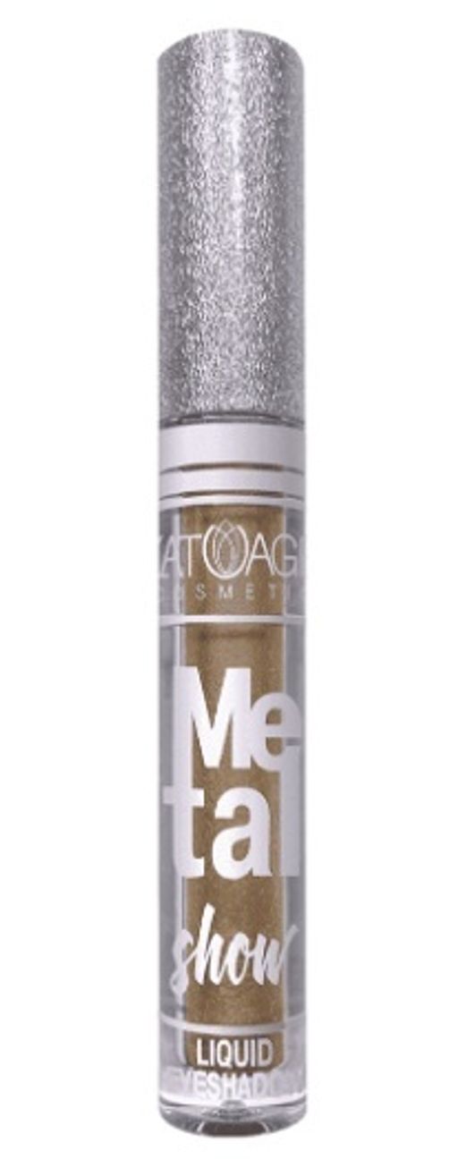 Latuage Тени для век жидкие "Metal show" №715 золотой метталик