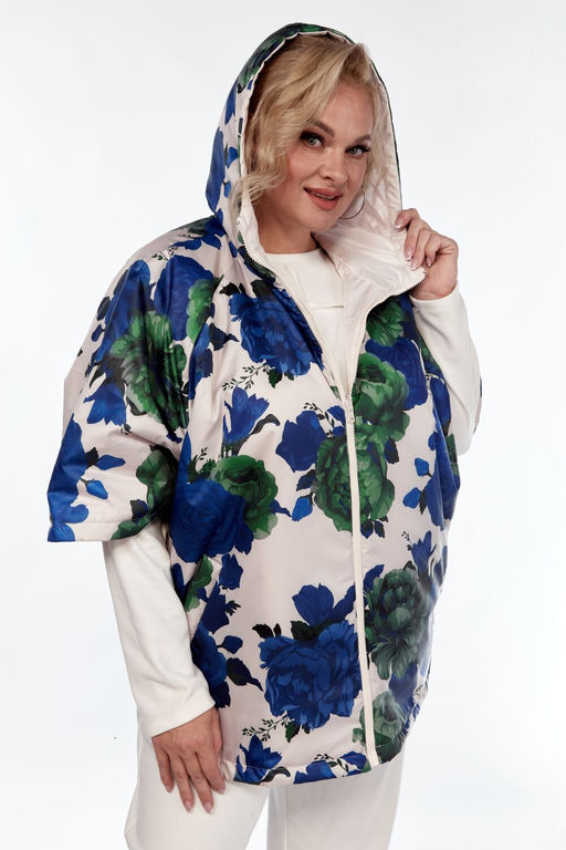 Пончо Diamant 2014 белый фото 8