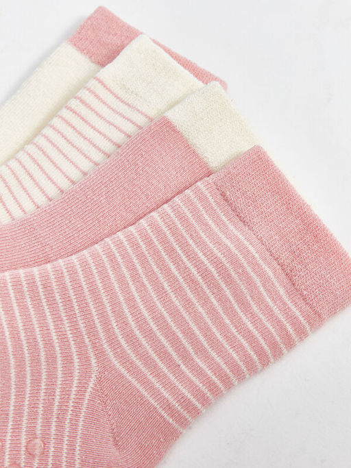 ?izgili K?z Bebek Soket ?orap 4l? - Waikiki фото 3