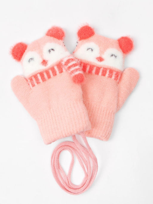 Варежки детские на шнурке Kim Lin  фото 2