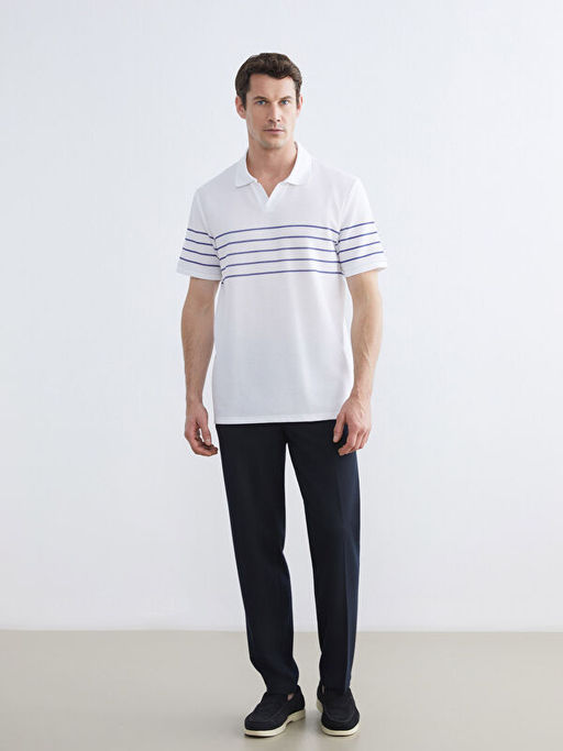 Polo Yaka ?izgili Erkek Ti??rt