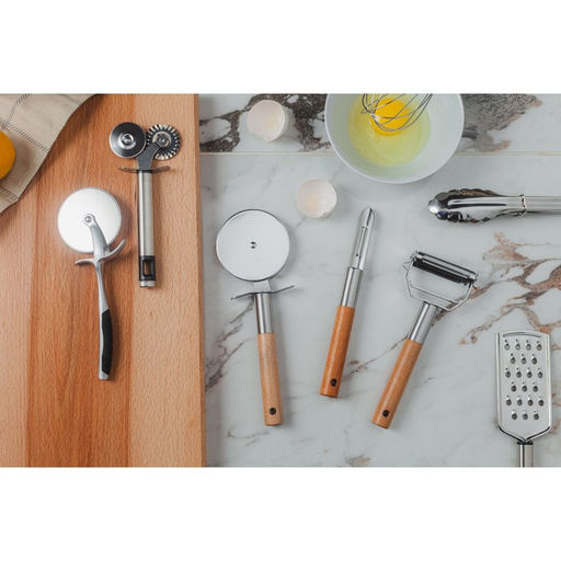 Овощечистка вертикальная Доляна «Валдай», нержавеющая сталь, цвет коричневый