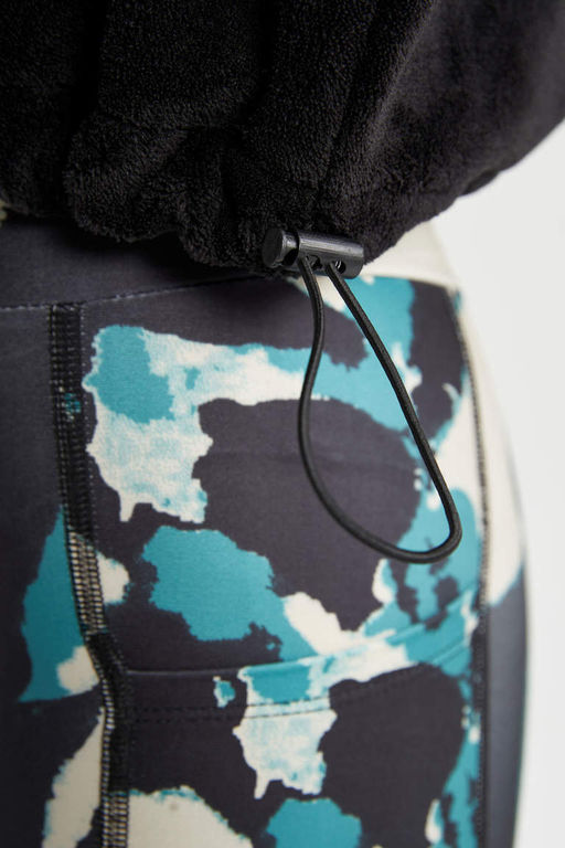 DeFactoFit плюшевая толстовка с капюшоном и карманами на молнии  фото 6