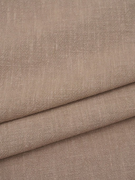 Крапива Рами (Ramie) цв.Молочный шоколад, ш.1.4м, крапива-100%, 240гр/м.кв - Купава фото 3