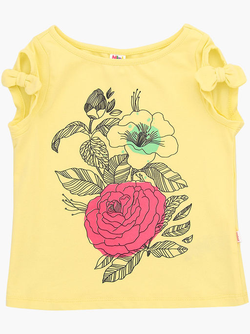 Футболка для девочки UD 3539 коралловый - Mini maxi фото 5