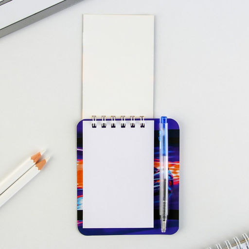 Набор Будь первым блокнот А7, 32 листа, мини-ручка синяя паста, пишущий узел 0.5 мм - Artfox фото 5