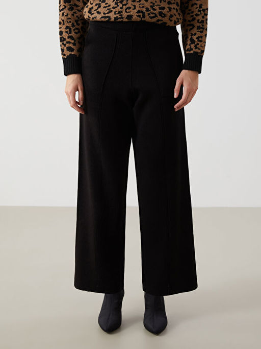 Beli Lastikli Kad?n Triko Pantolon