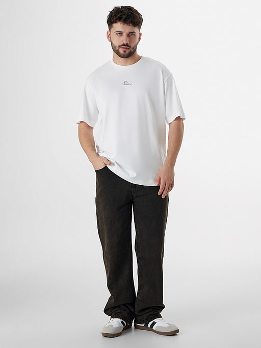 Футболка мужская белая с надписью