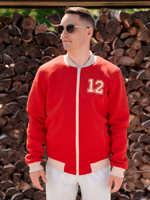 Бомбер 12 красный - Yollochka фото 2